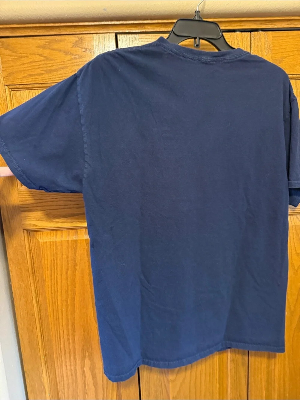 Nintendo Super Mario Navy Blue Graphic Tee with Mario, Luigi & Toad- Large